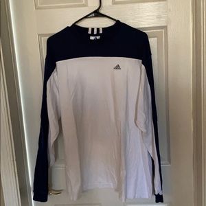 Adidas 100% cotton long sleeve tee shirt